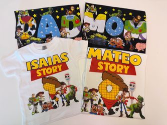 Toy story birthday shirts