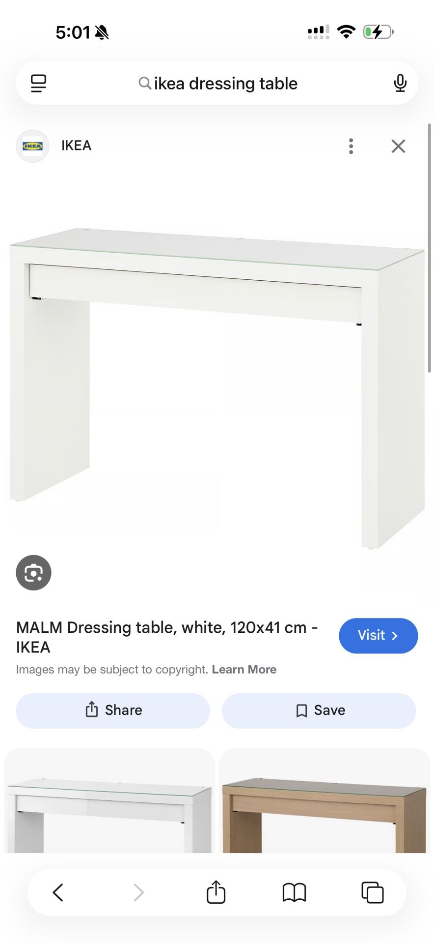 IKEA Vanity/desk