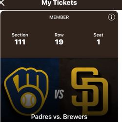 $50ea TODAY Sep 24th - 2 AISLE SEATS  Infield Field Level 