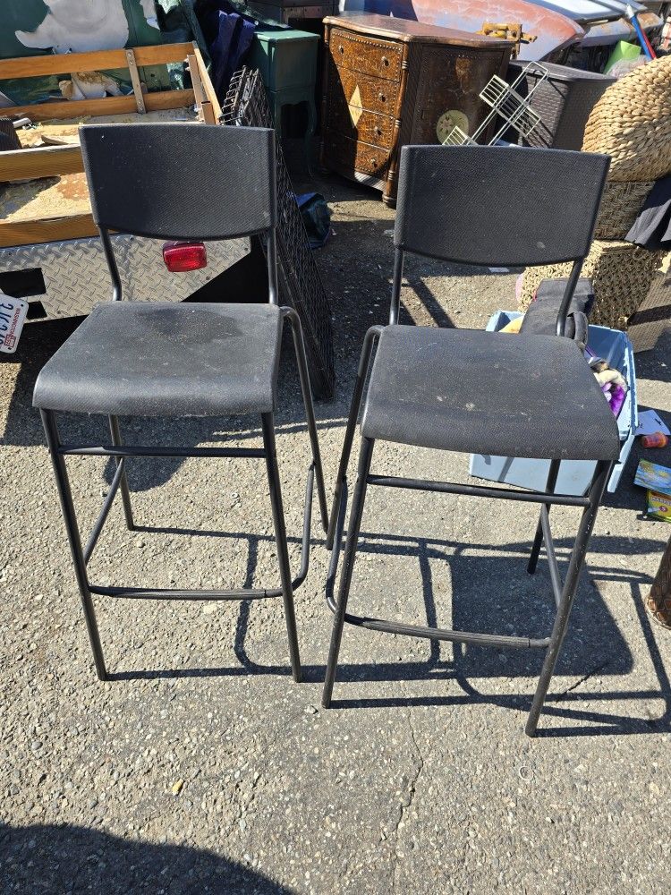 Pair Of Tall Stools