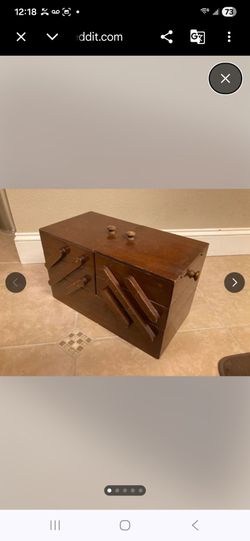 Vintage sewing box