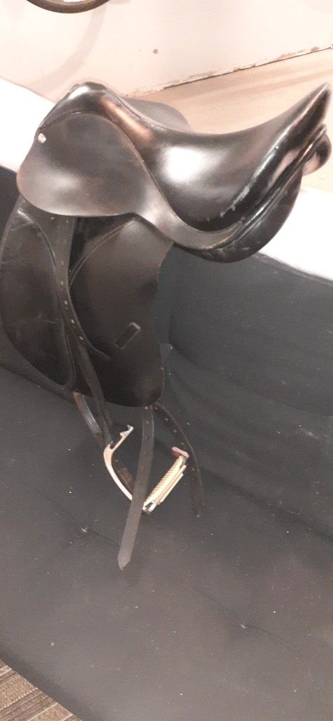 Saddle, Black Leather