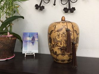 Beautiful decorating urn
