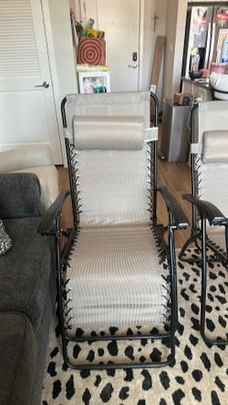 Two lawn chairs and glass table bundle.
