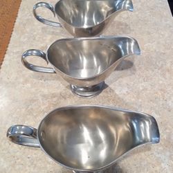 Silver Plated Gravy Pours