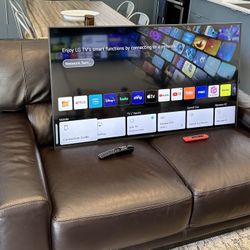 55” LG Smart TV (with Wall Mount And Fire Stick)