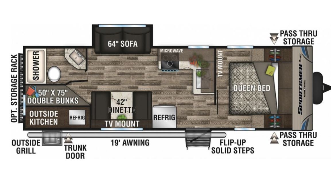 2019 Bunk House RV Sleeps 8-10