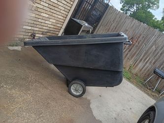 Black heavy duty  tilt truck1/2 cubic yard 500lb. Black