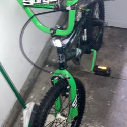 Green Bicycle For Kids 