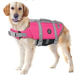 XXL. Pet Life Vests for Swimming, Beach Boating with High Buoyancy, Dog Flotation Vest for