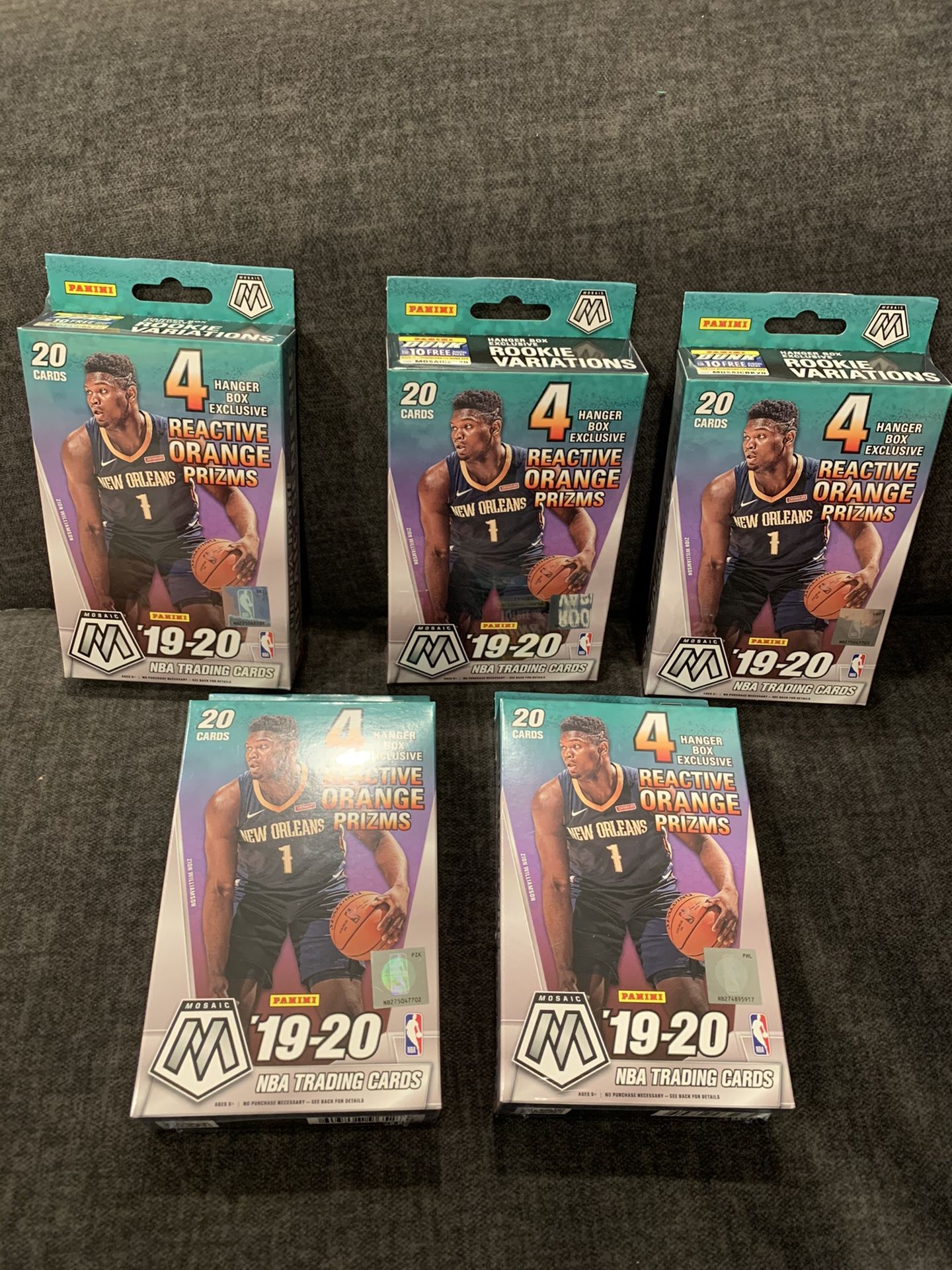 2020 Mosaic Basketball Hanger Boxes
