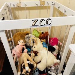 Stuffed Animal Zoo Storage
