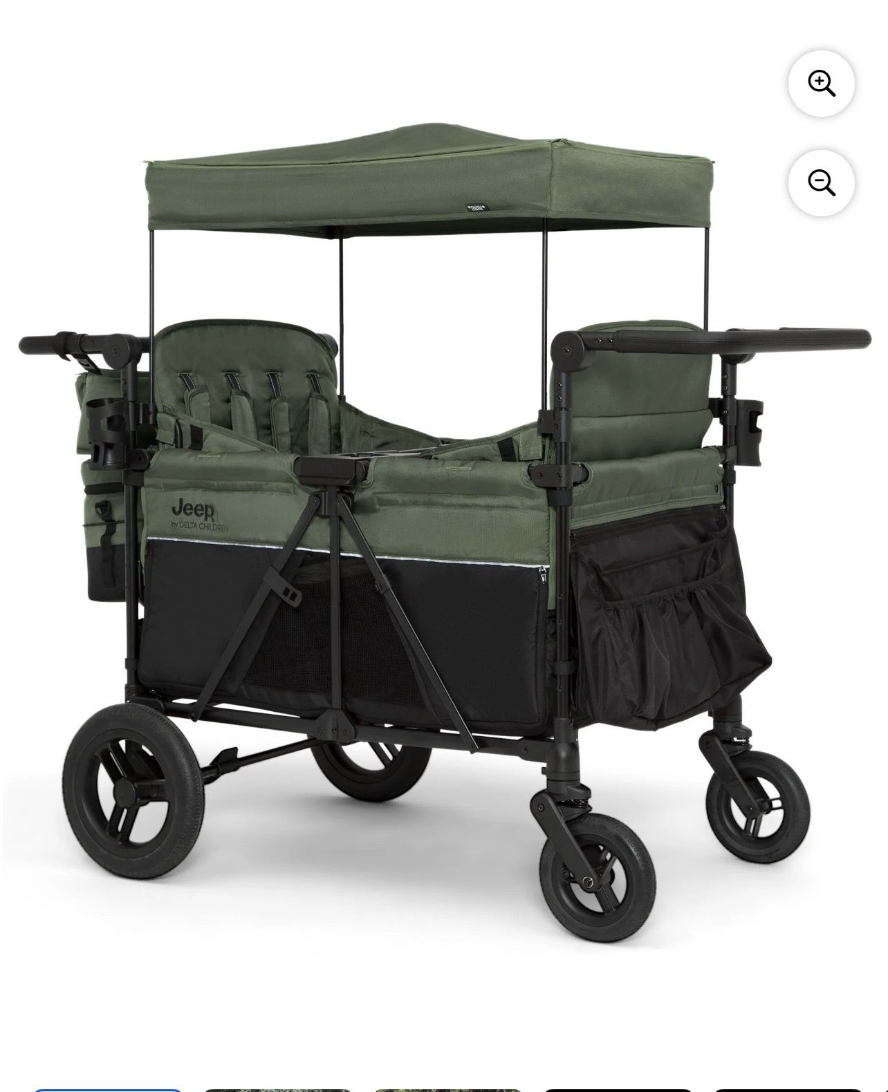 GREEN JEEP 4 seater wagon