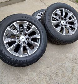 RIMS WHEELS, 285/60/20 CHEVY SILVERADO, TAHOE, SUBURBAN, GMC SIERRA, DENALI BOLT PATTERN 6X139.7