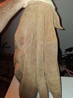 Shearling Suede Coat