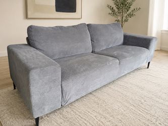 MODERN CORDUROY SOFA — 82” WIDE