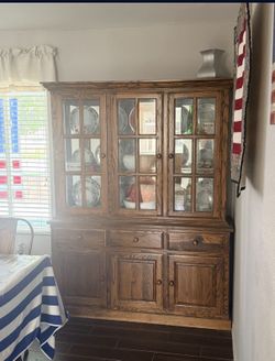 Free wood hutch