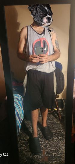 Full Length Floor Mirror – Black Frame (Great Condition)