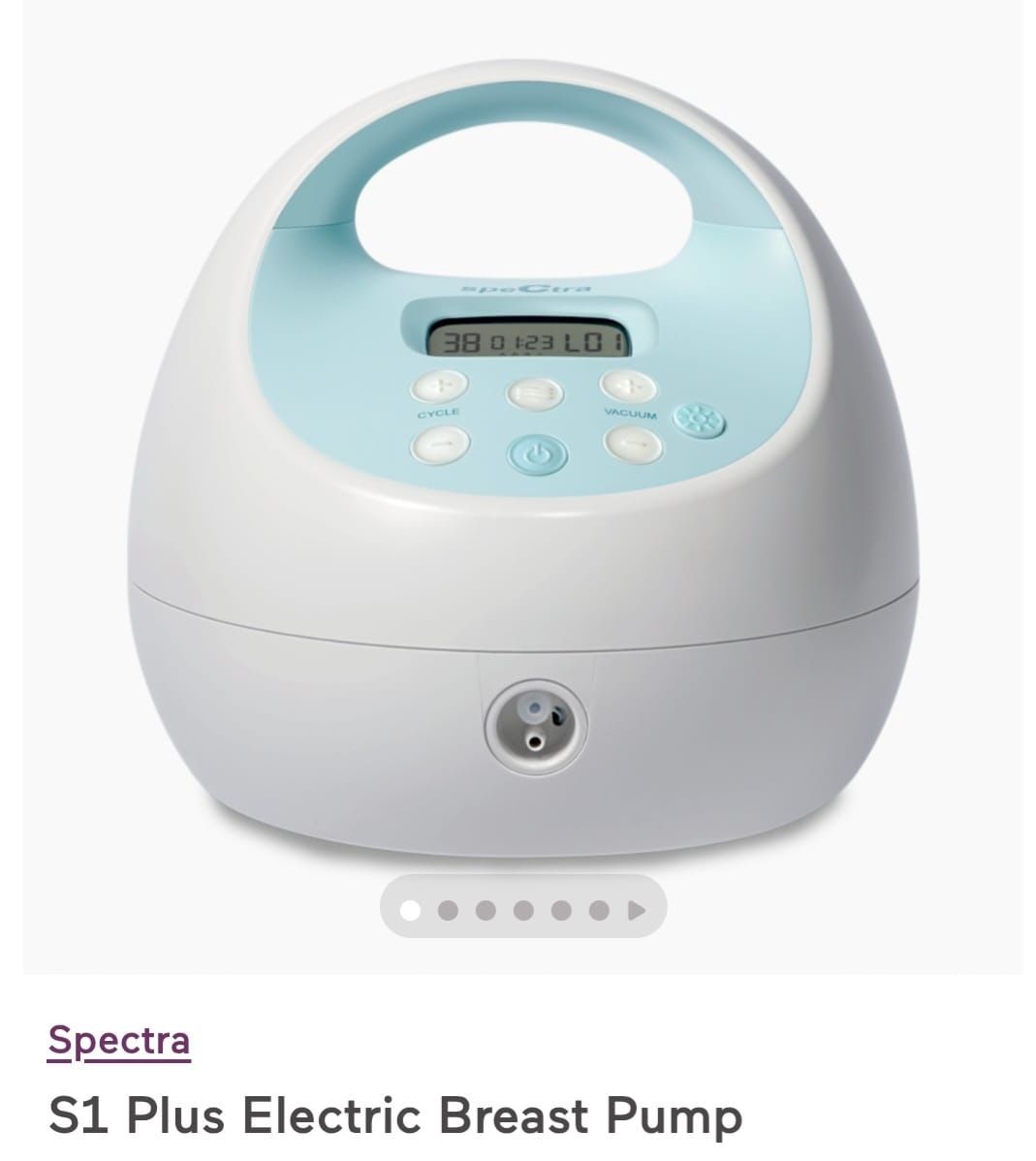 Spectra S1 Breast Pump (no parts Included)