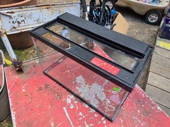 10 Gallon Glass Aquarium with Hood
