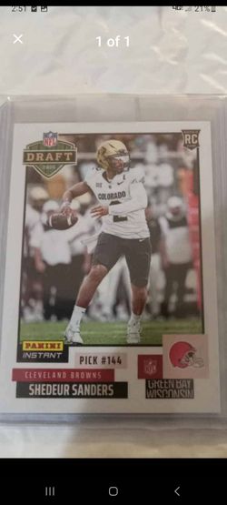 Shedeur Saunders NFL draft card