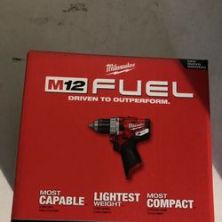 Brand New Milwaukee M12 FUEL 12-Volt Lithium-Ion Brushless Cordless 1/2 in. Hammer Drill (Tool-Only)