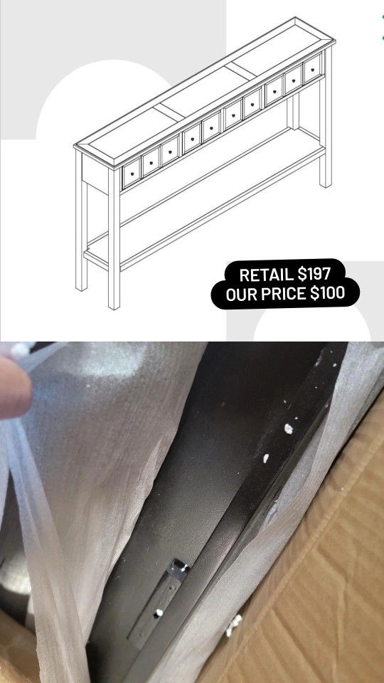 Console Table With Drawers