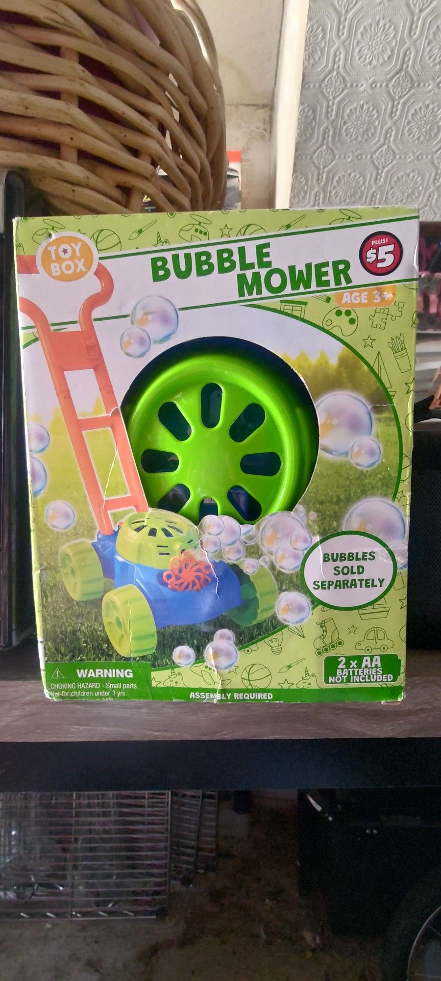 Bubble Mower Unopened Box