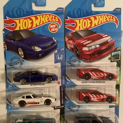 Hot Wheels Acura Integra  Honda Prelude Toyota 2000 Gt Chevy Chevelle Diecast 