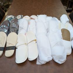 24 Pairs Of House Slippers Men Women