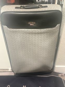 Guess Monogram Rolling Carry-On Suitcase