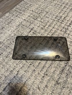 Smoked License Plate Cover