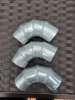 3" Metal Duct Adjustable 90° Elbow 