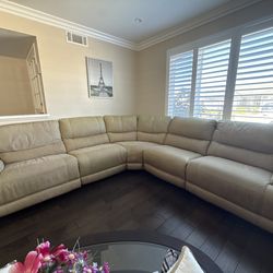 DỌN NHÀ CẦN BÁN SOFA DA SECTIONAL RECLINER – RẤT THOẢI MÁI