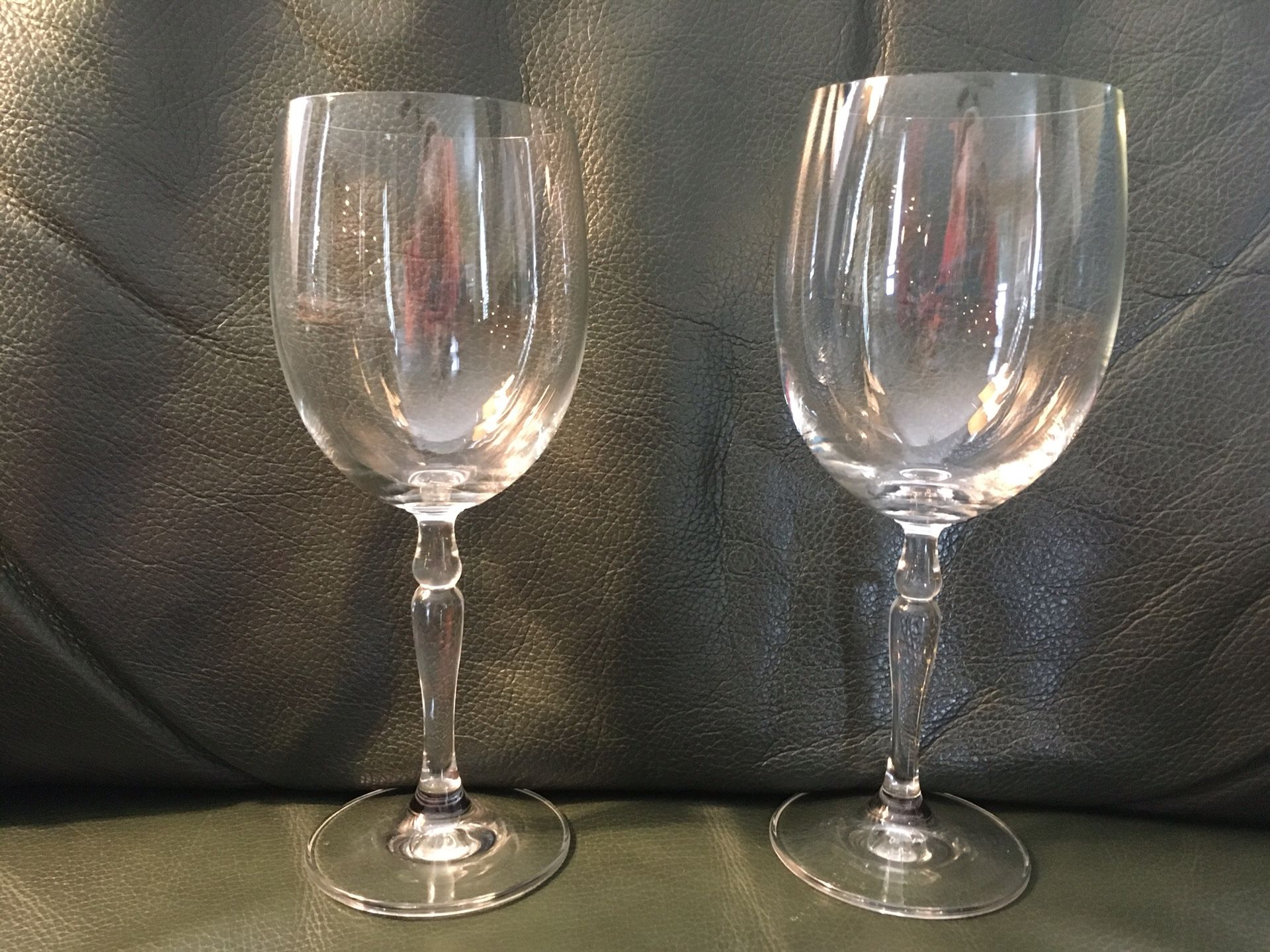 Glassware, wine / water, two sizes, 13 stems each size