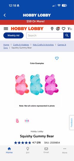 Squishy Gummy Bear