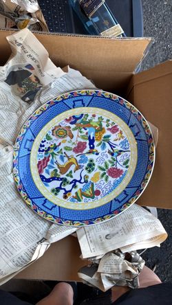 Asian serving plate
