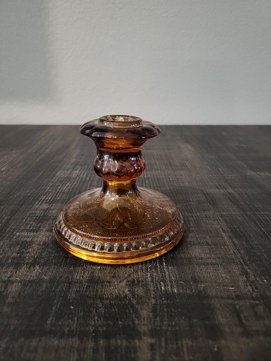 Amber Candle Holder 