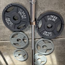 5 Foot Women’s Olympic Weights Bar Set