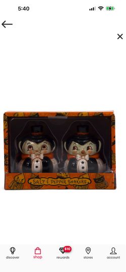 Johanna Parker vampire salt and pepper shakers