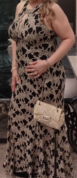 Elegant dress evening gown