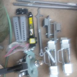 Travel Trailer Hitch Stabilizer And Tire Locks