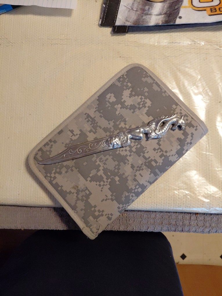 Antique Heavy Brass Letter Opener