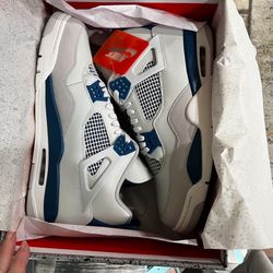 Brand New Jordan 4 military blue Size 14