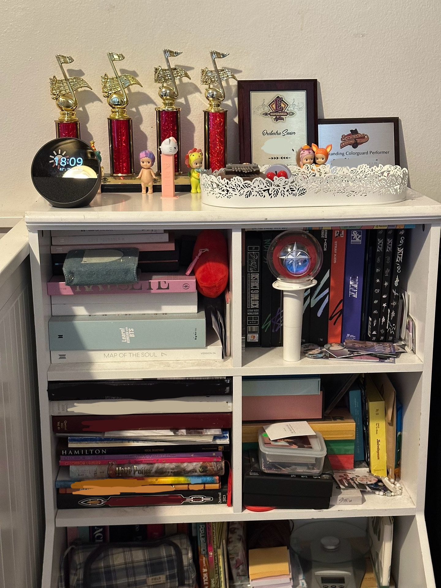 Simple White Bookshelf