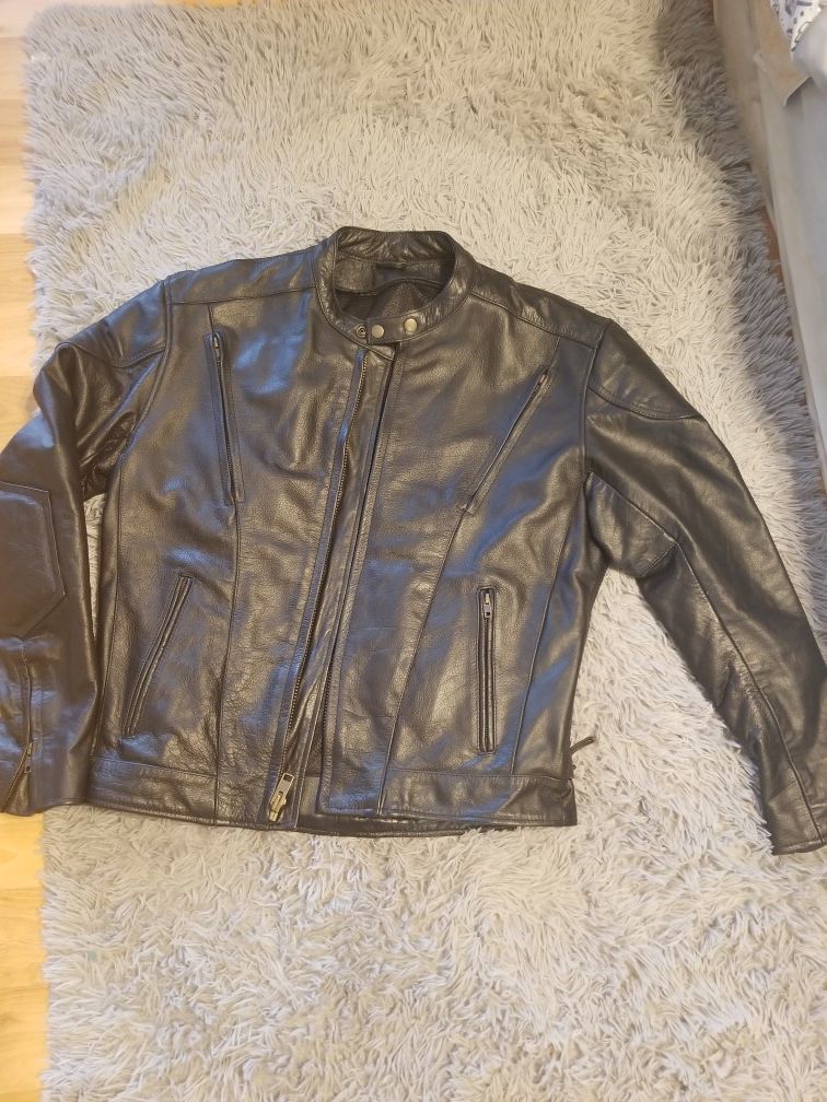 Mens Leather motorcycle Jacket
