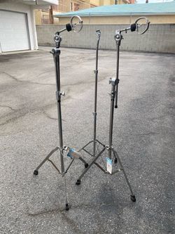 2-Vintage Pearl B700 Cymbal Stands+Bonus