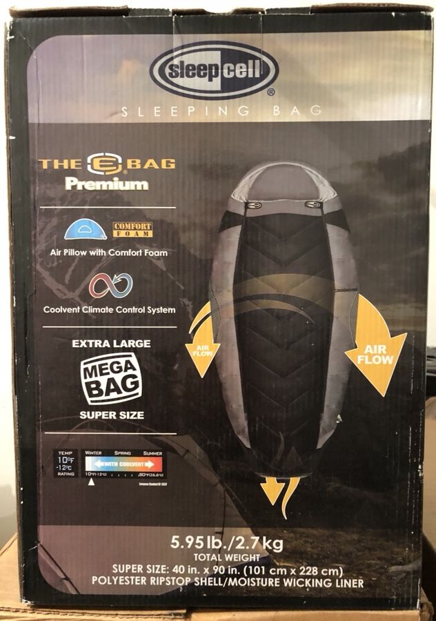 Sleep Cell Sleeping Bag The E Bag Premium Extra Large