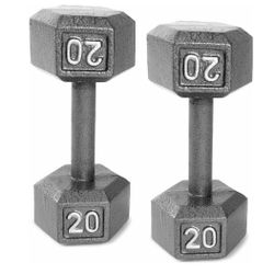 2x20 Pound Dumbells