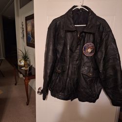 Leather Jacket L